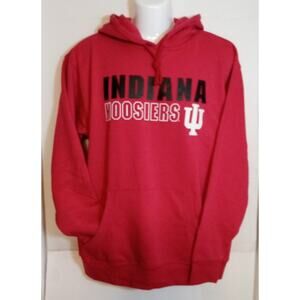Indiana Hoosiers NCAA Red Hoodie Men's Large